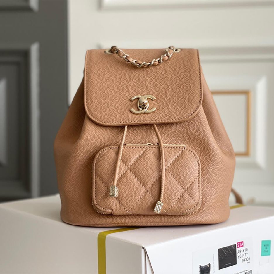 Ch*el  caviar backpack