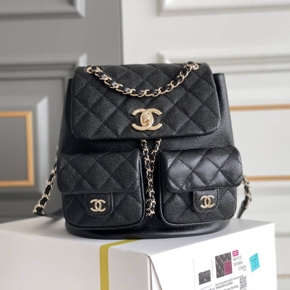 Ch*el  caviar backpack