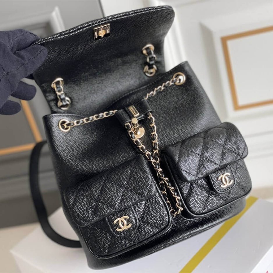 Ch*el  caviar backpack