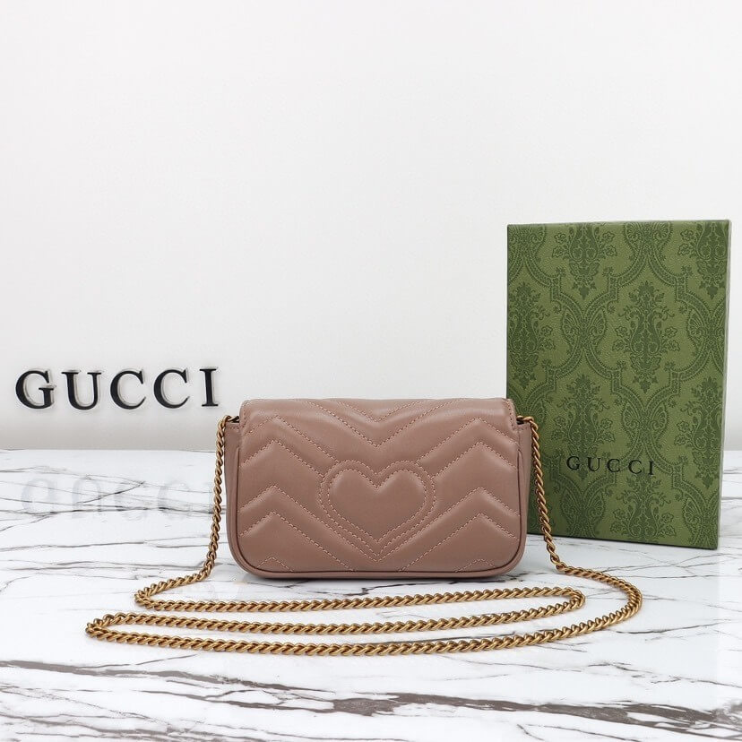 gg marmont matelasse leather S*per mini bag