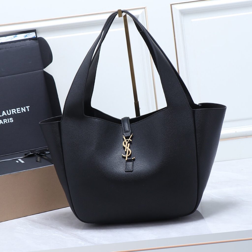 YSL LE 5 A 7 BEA IN GRAINED LEATHER