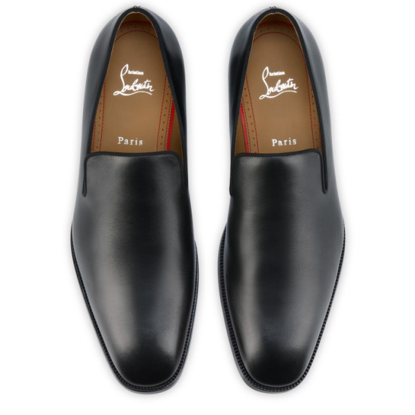 Ch**an louboutin loafers - calf leather - black - men