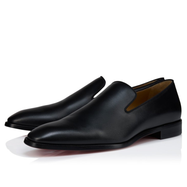 Ch**an louboutin loafers - calf leather - black - men