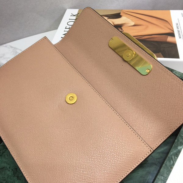 VALENTINO GARAVANI VSLING GRAINY CLUTCH