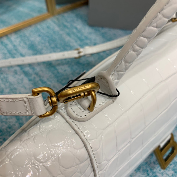 Ba*len*cia*ga  hourglass stretched top handle bag