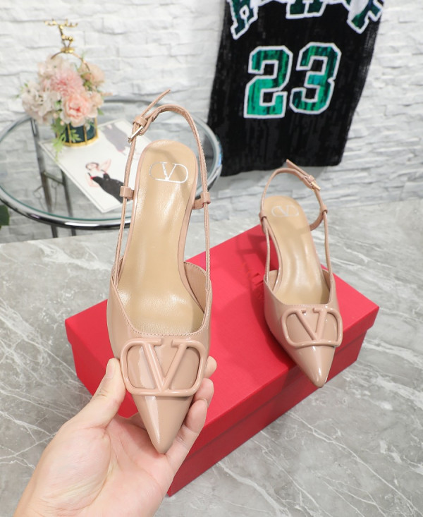 Valentino 40mm VLogo Signature slingback pumps