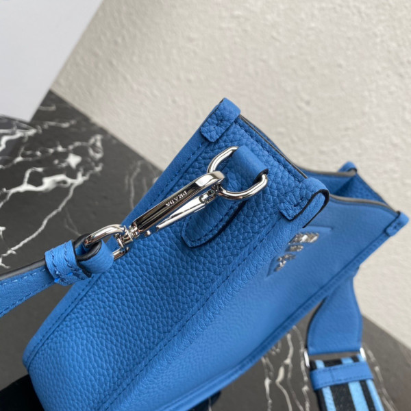 Pra*a leather mini shoulder bag