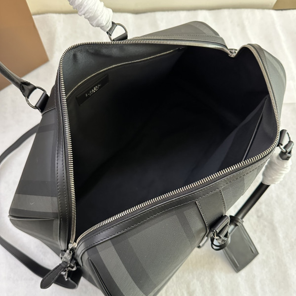 B**rry check bowling bag-49*25*28cm