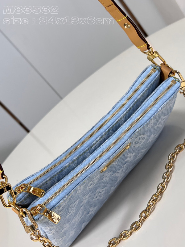 l0*is V*t0n liv pochette double -24.5*13.5*6.5cm