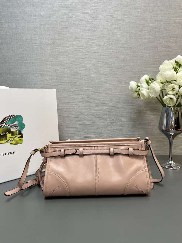 Pra*a small leather shoulder bag