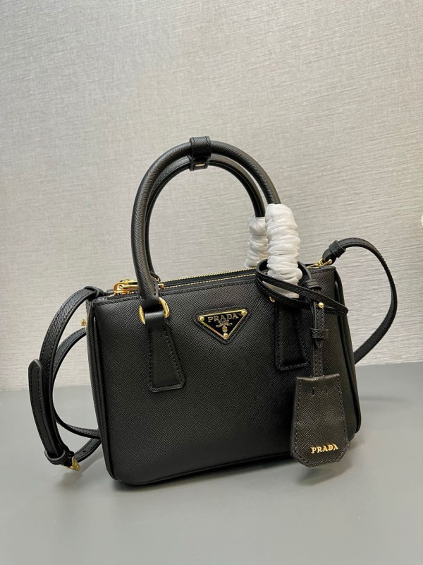 Pra*a galleria saffiano leather mini-bag