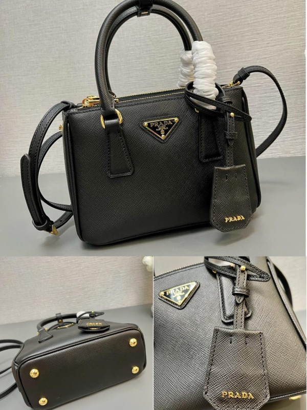 Pra*a galleria saffiano leather mini-bag