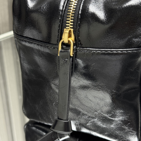 Pra*a dangle medium leather top-handle bag