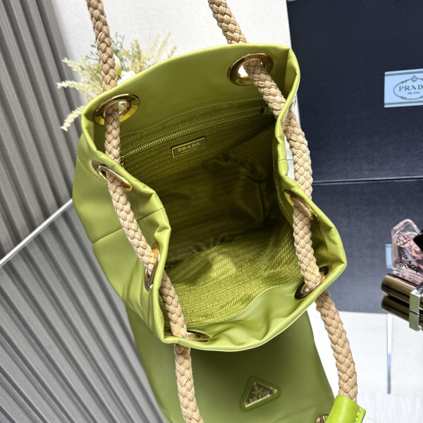 Pra*a mariner re-nylon small bucket bag